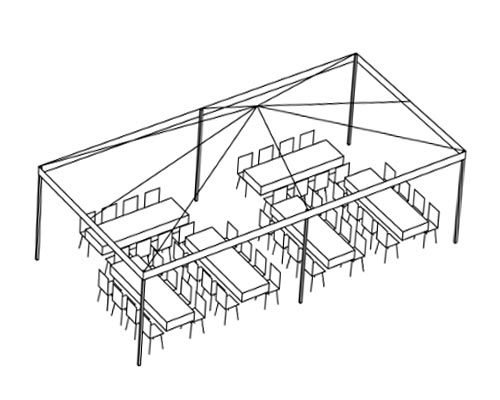 15 x 30 Frame Tent