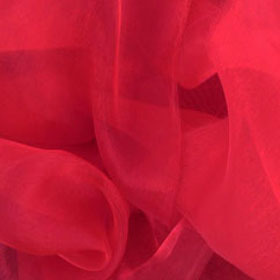 Red Organza Overlay