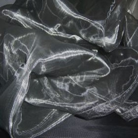 Silver Organza Overlay