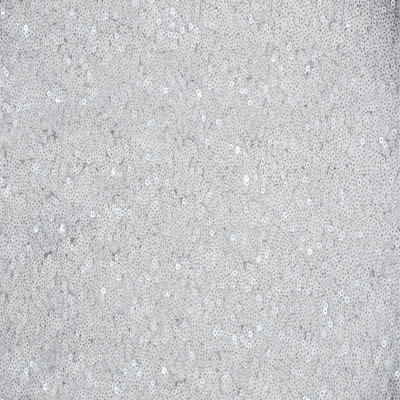 White Sequins Linen