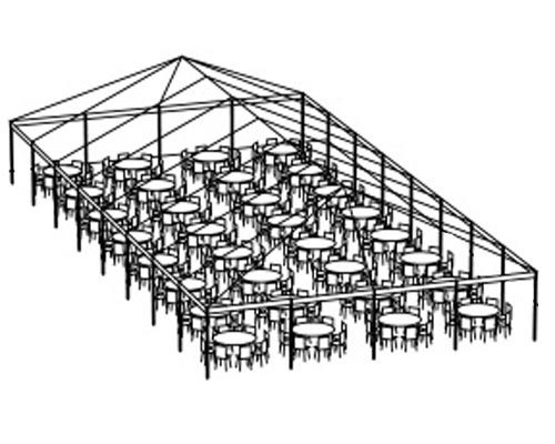 40 x 80 Frame Tent