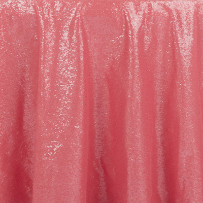 Coral Sequins Linen