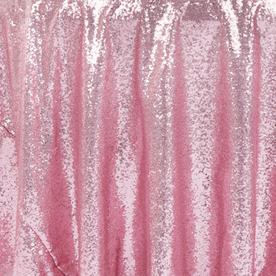 Pink Sequins Linen