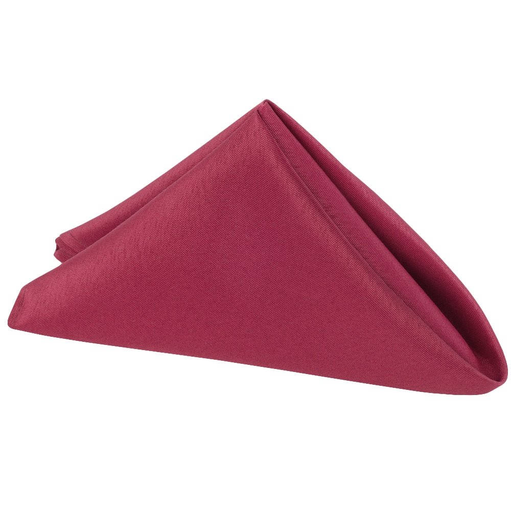Burgundy Polyester Napkin