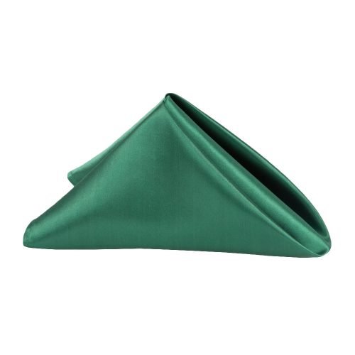 Emerald Green Satin Napkin