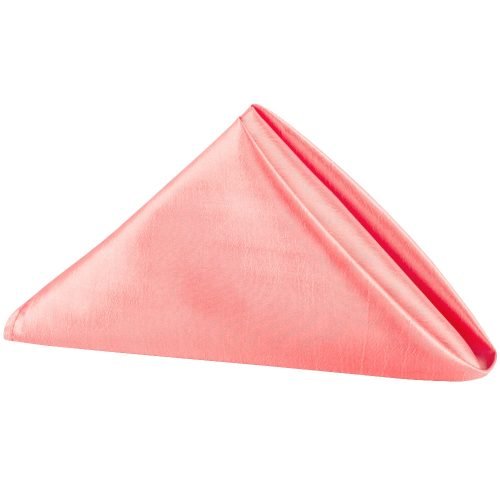 Coral Taffeta Napkin