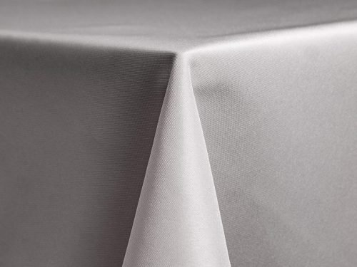 Silver Polyester Linen