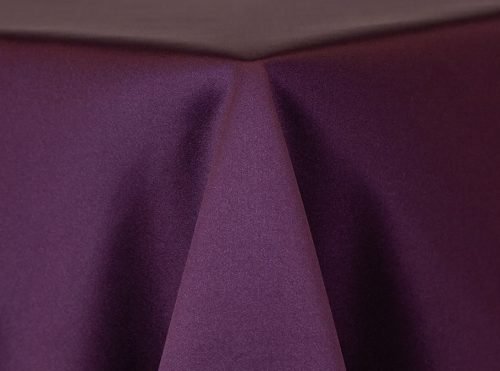 Lamour satin linen - Eggplant 646