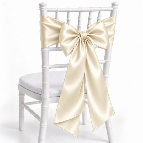 Ivory Satin Sash