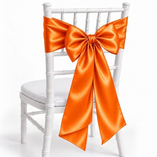 Orange Satin Sash
