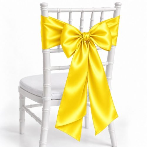 Yellow Satin Sash