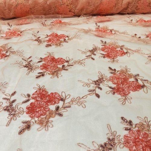 Blush Ribbon Lace