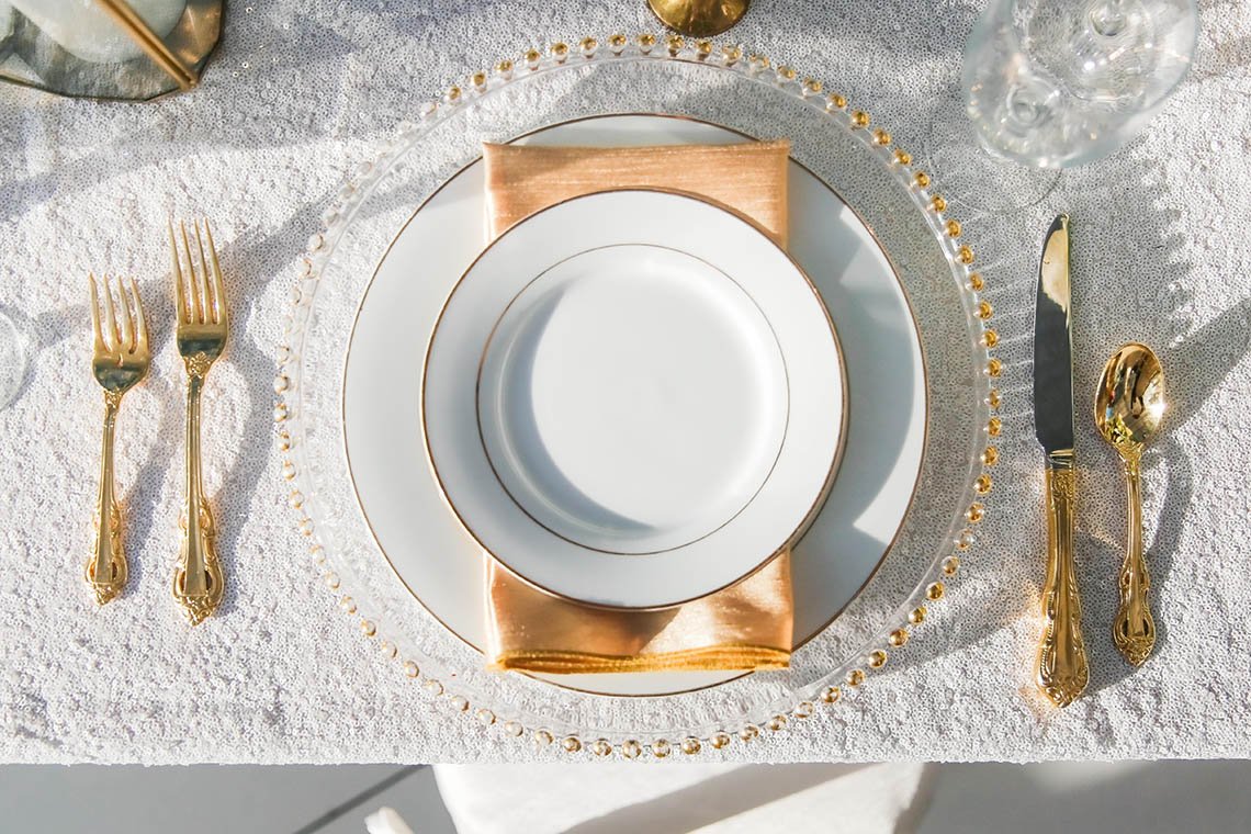 Allure Party Rentals styled wedding shoot