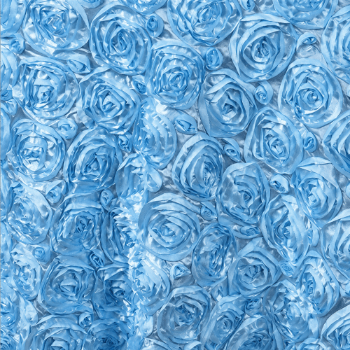 Light Blue Rose Linen