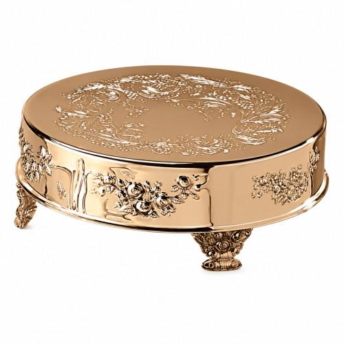 Gold Cake Plateau